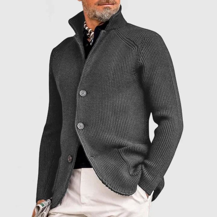 WILLIAM | ELEGANTE STRICKJACKE MIT KNÖPFEN