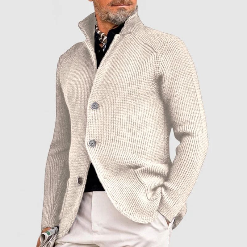 WILLIAM | ELEGANTE STRICKJACKE MIT KNÖPFEN