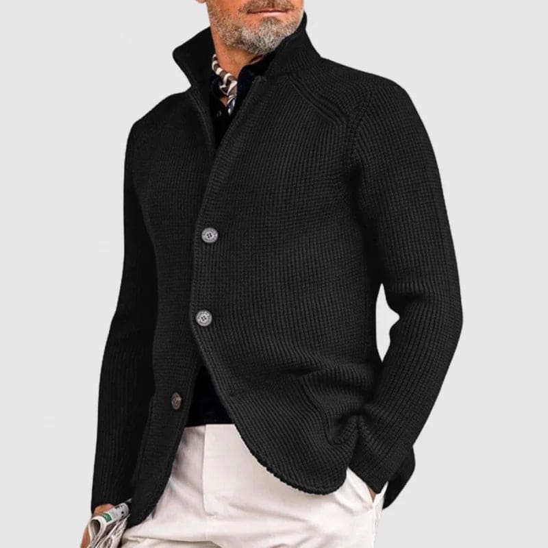 WILLIAM | ELEGANTE STRICKJACKE MIT KNÖPFEN