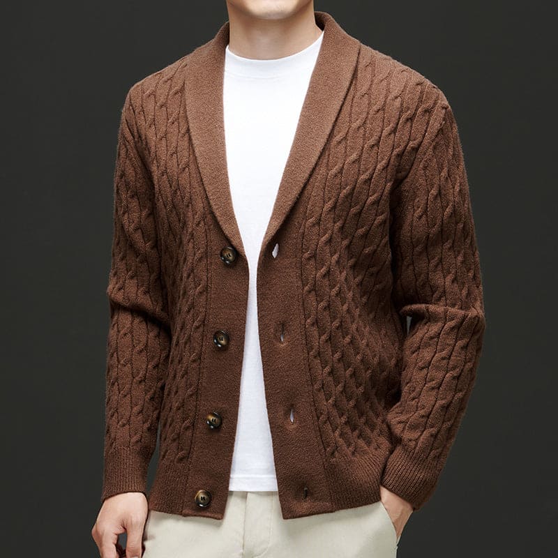 ALBERT | RAFFINIERTE STRICKJACKE MIT KNÖPFEN