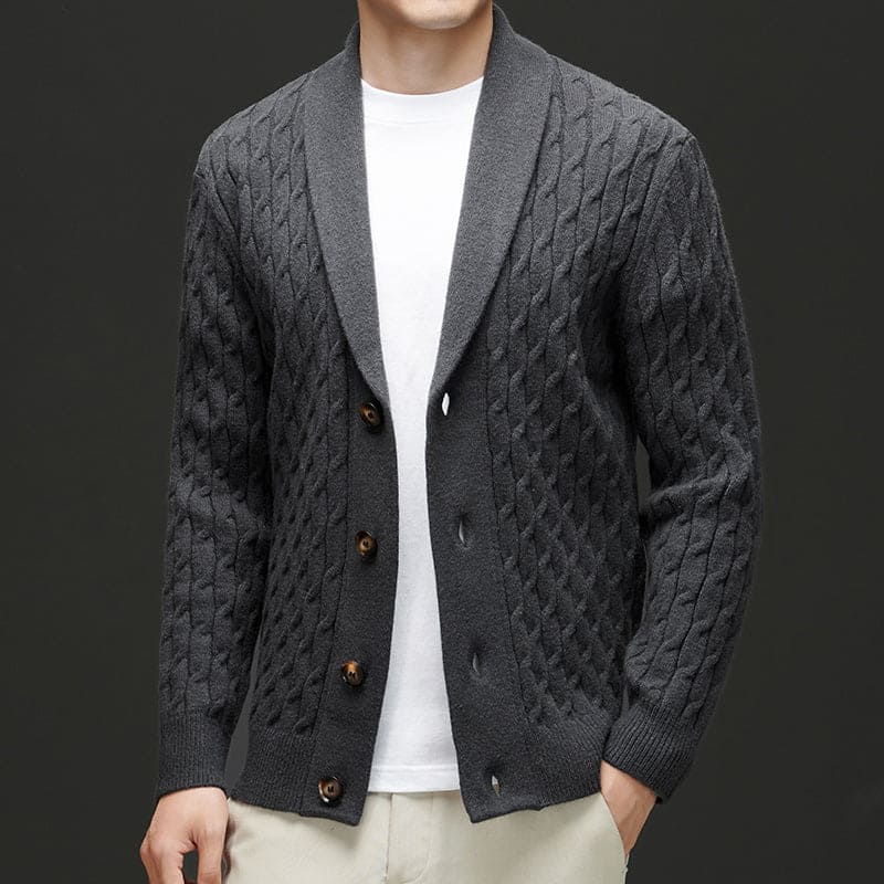 ALBERT | RAFFINIERTE STRICKJACKE MIT KNÖPFEN